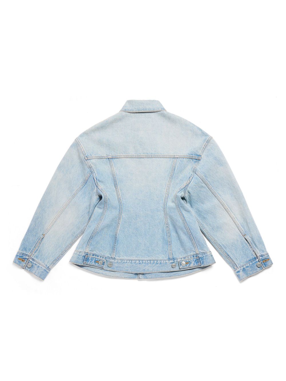 Balenciaga Women Hourglass Denim Jacket