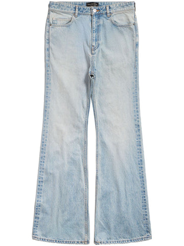 Balenciaga Women Flared Denim Jeans