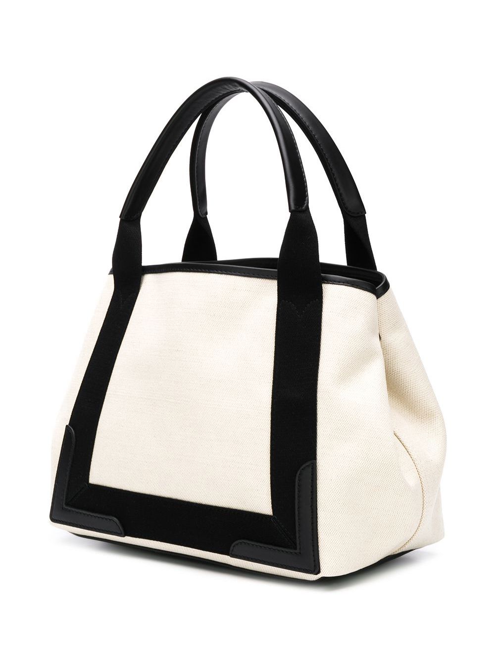 Balenciaga Women Navy Cabas Small Canvas Tote Bag