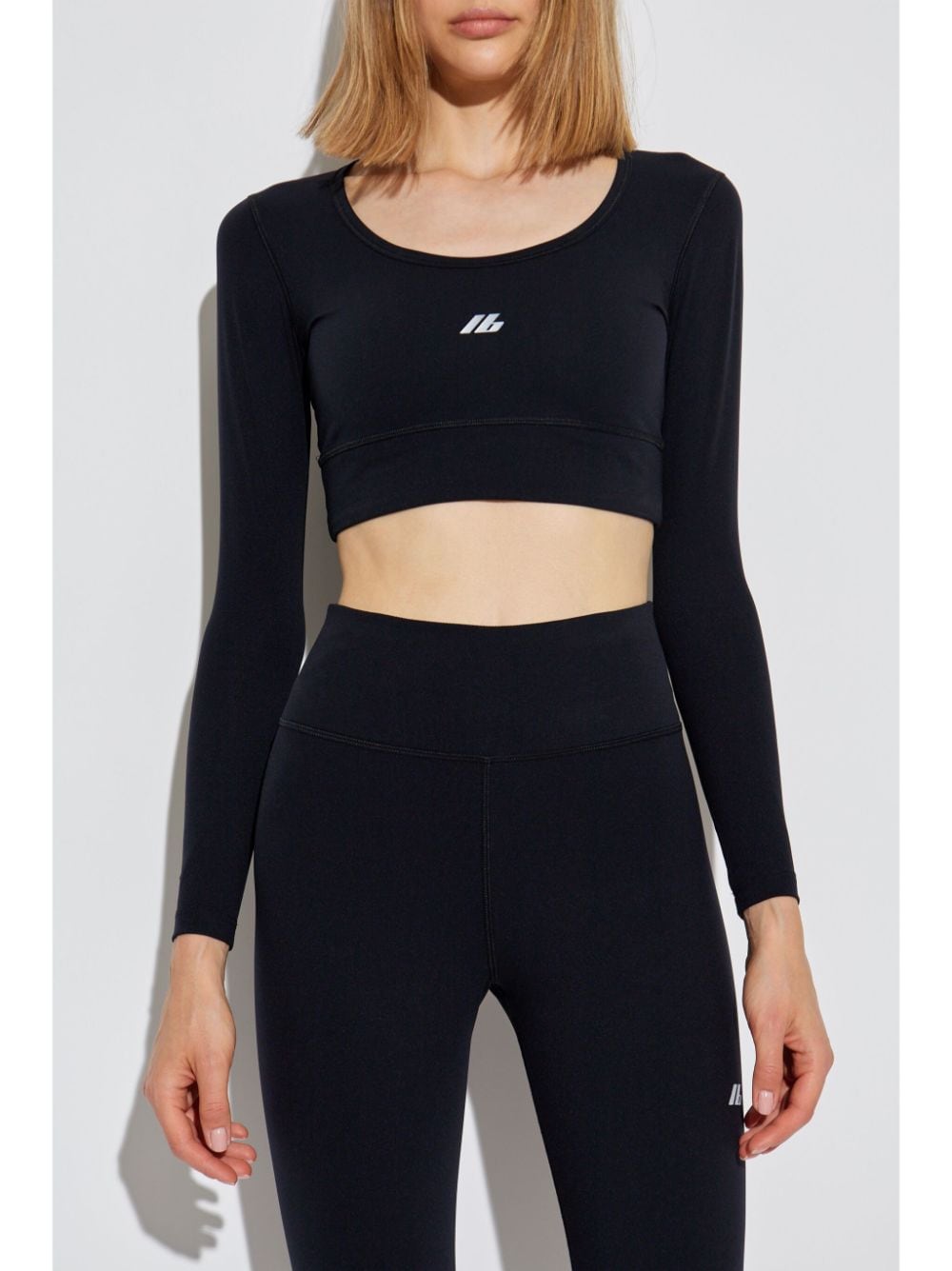 Balenciaga Women Logo Cropped Top