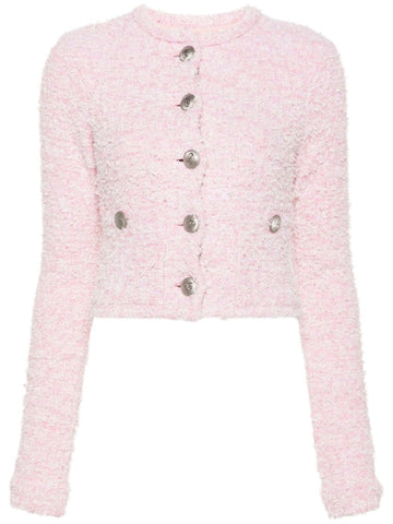 Balenciaga Women Bouclé Cropped Jacket