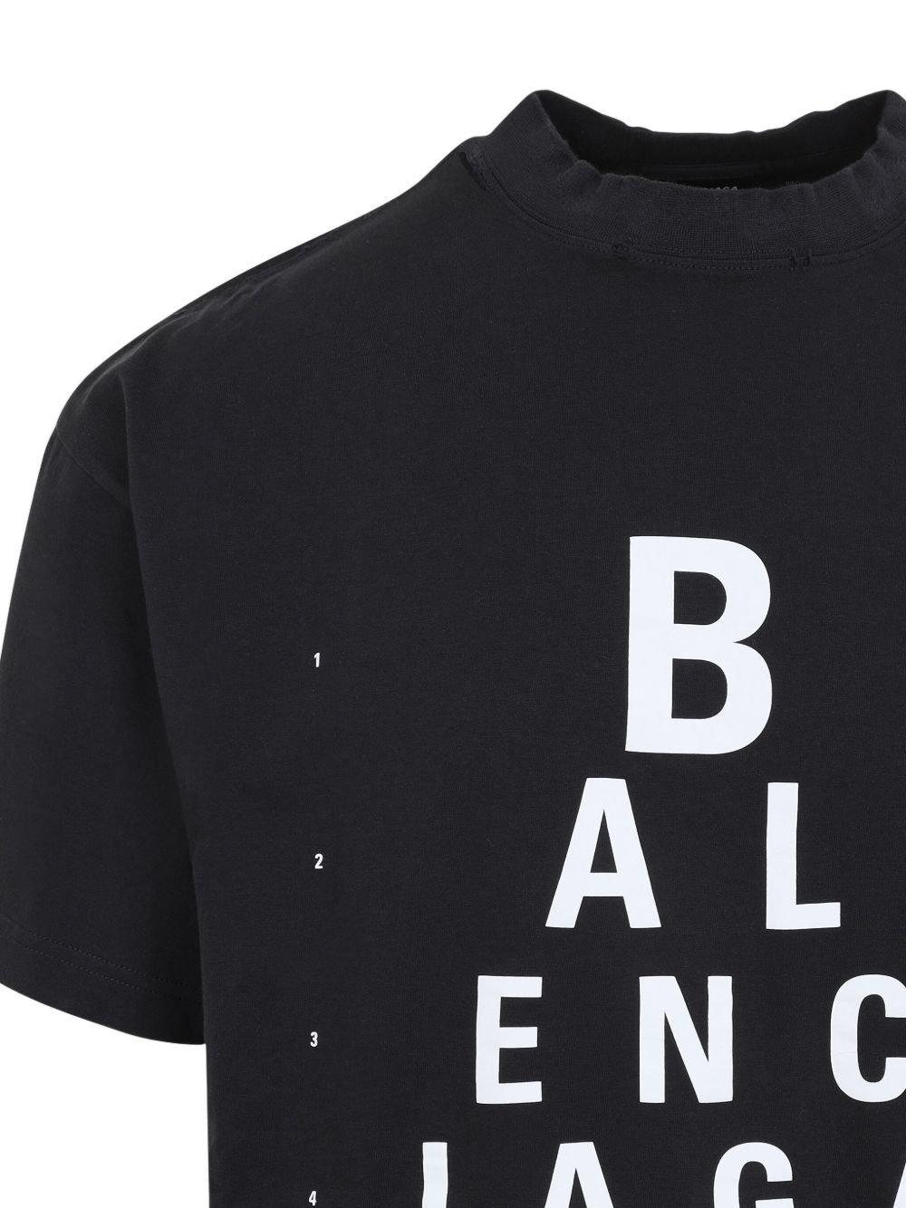 Balenciaga Women Optical Cotton T-Shirt